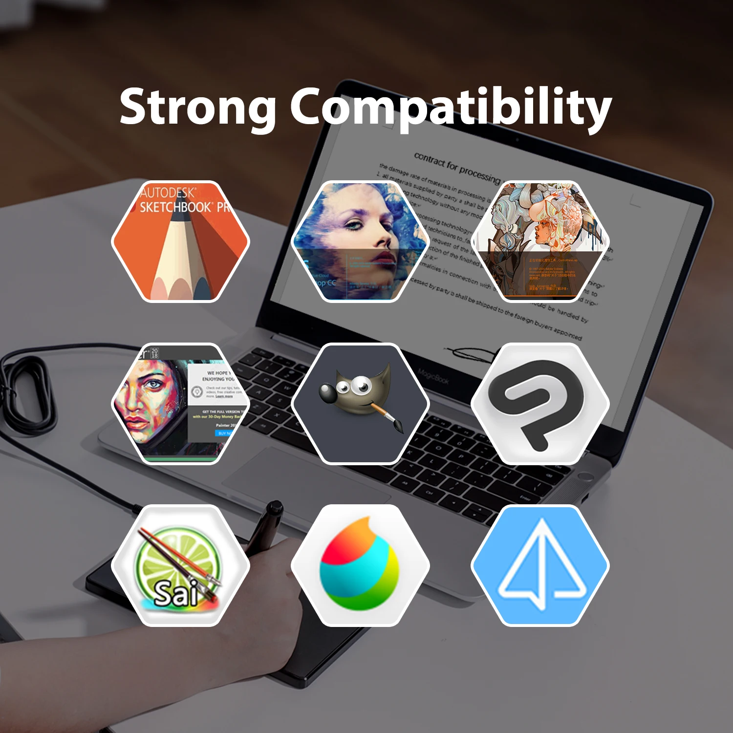 Графический планшет HUION 420