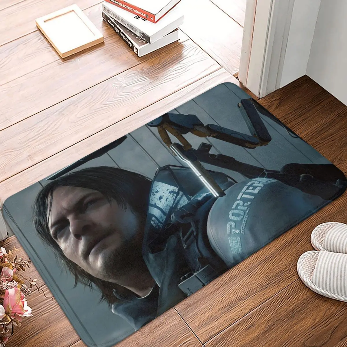 

Противоскользящий игровой коврик Death Stranding, кухонный коврик, перемычка Sam Porter, коврик для прихожей, декоративный коврик для спальни