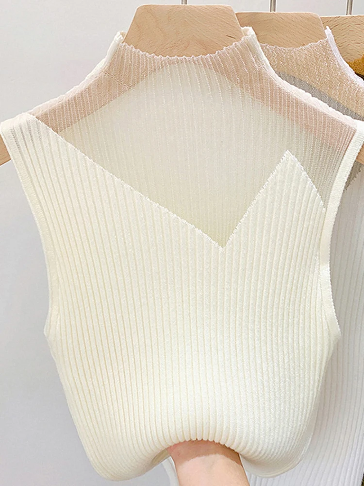 Женская трикотажная майка из хлопка Y2K с коротким рукавом и v-образным вырезом