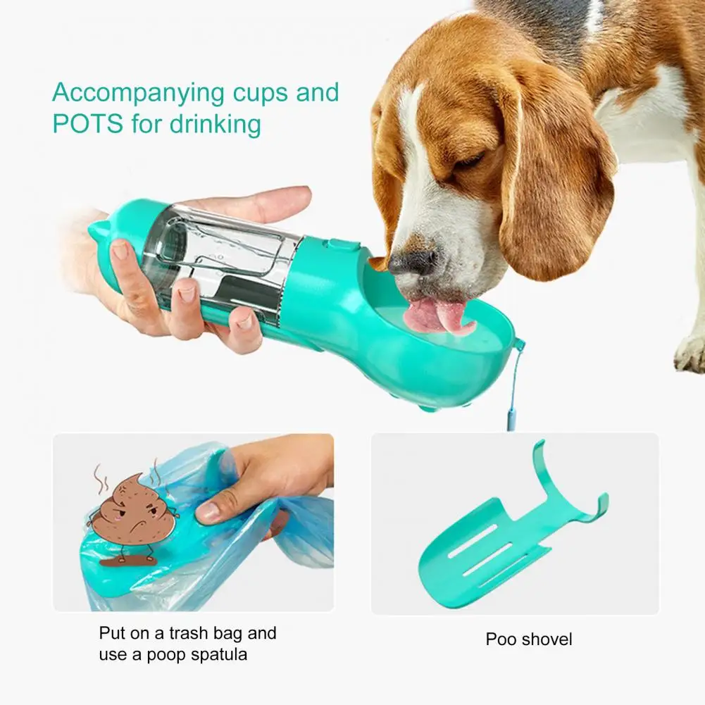 

Бутылка для воды для собак, 300 мл/500 мл, Экологически чистая, Легко открывающаяся портативная бутылка для воды для кошек и собак, питатель с кн...