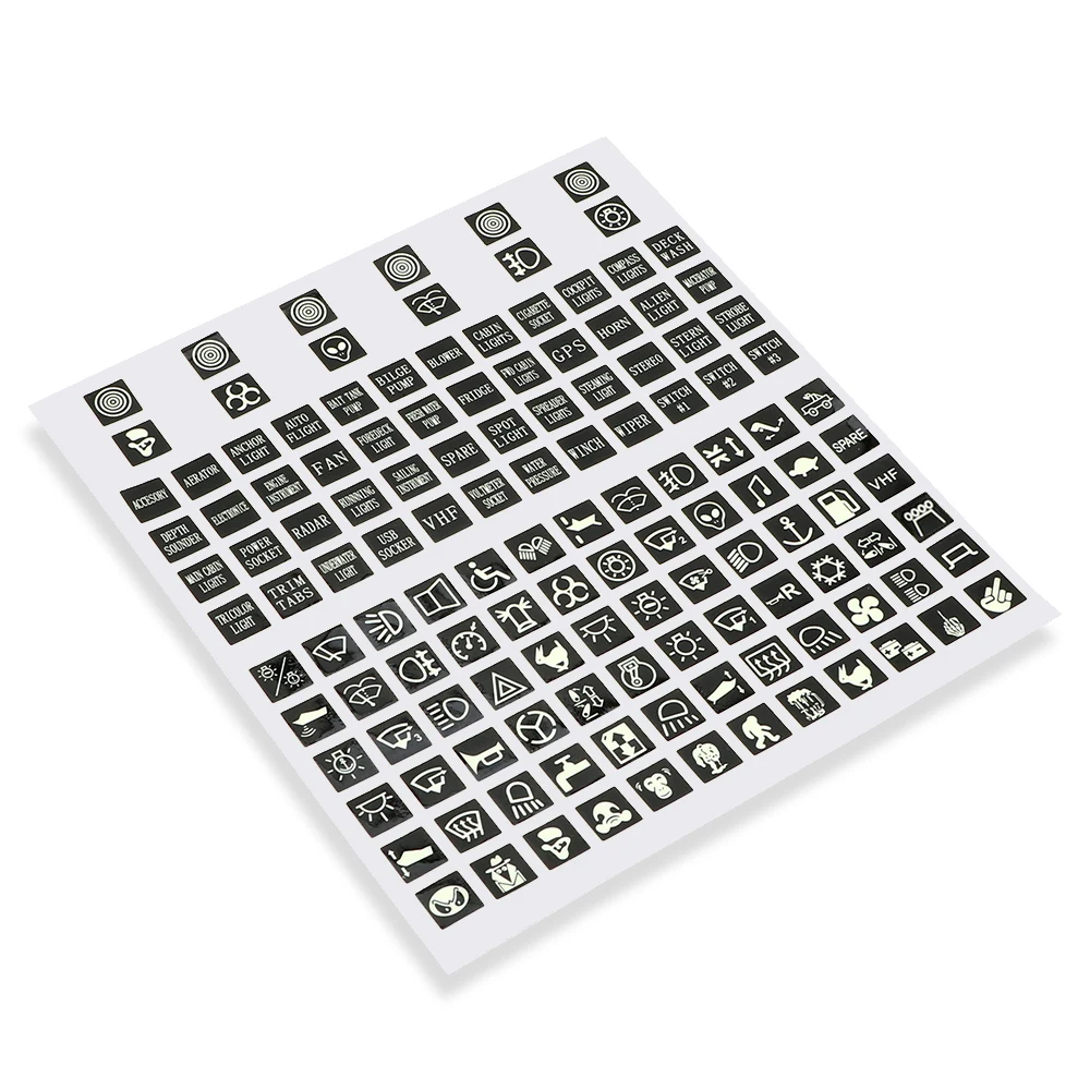 

Светящиеся автомобильные наклейки для приборной панели