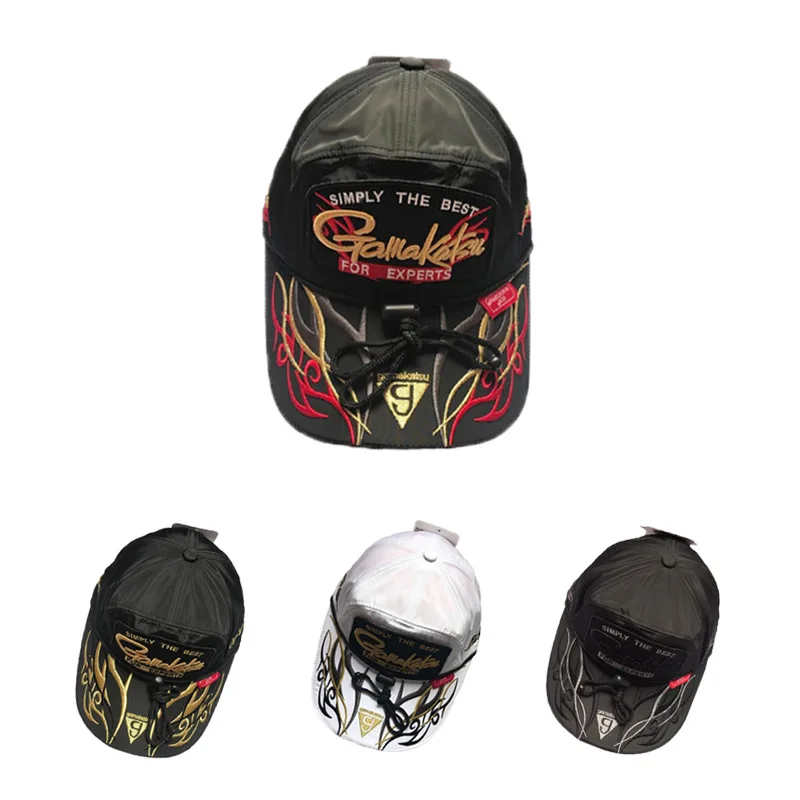 

2022 New Gamakatsu Fishing Hats Outdoor Sport Sunshade Hiking Camping Cycling Fishing Cap Men Women Waterproof Rain Hat