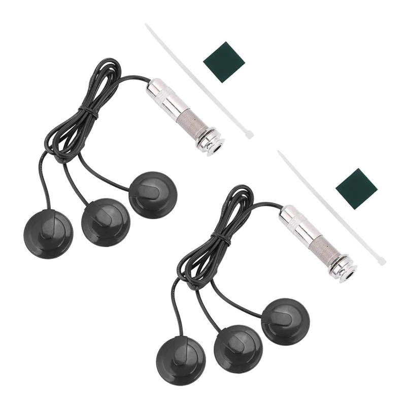 

Guitar Pickup 6X Piezo Pickup Transducer For Acoustic Guitar Ukulele Mandolin Instruments