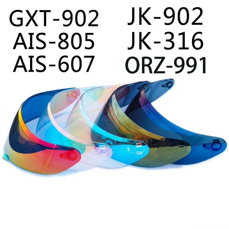 Orz 991 Universal Full Face Helmet Lens transparent color colorful Jiekai 316/902 AIS 805-607 Motorcycle Helmet Lens