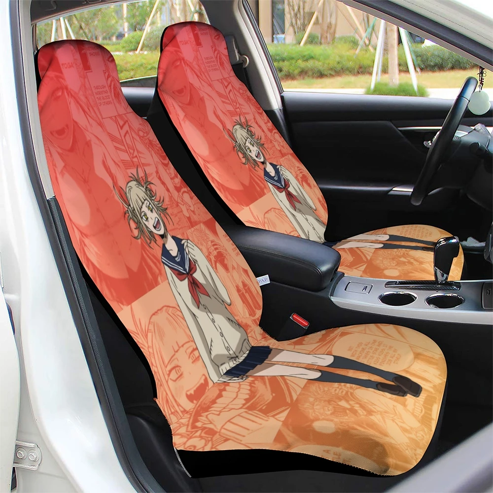 

Himiko Toga car accessories Front Seat Covers Set of 2 for Vehicle Car SUV Truck Van Seat Protector Accessory Deco