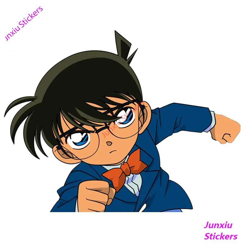 

Detective Conan Car Decal Vinyl Car Stickers Graffiti Sticker Fashion Motorcycle Waterproof Car Accessories KK 13*10cm