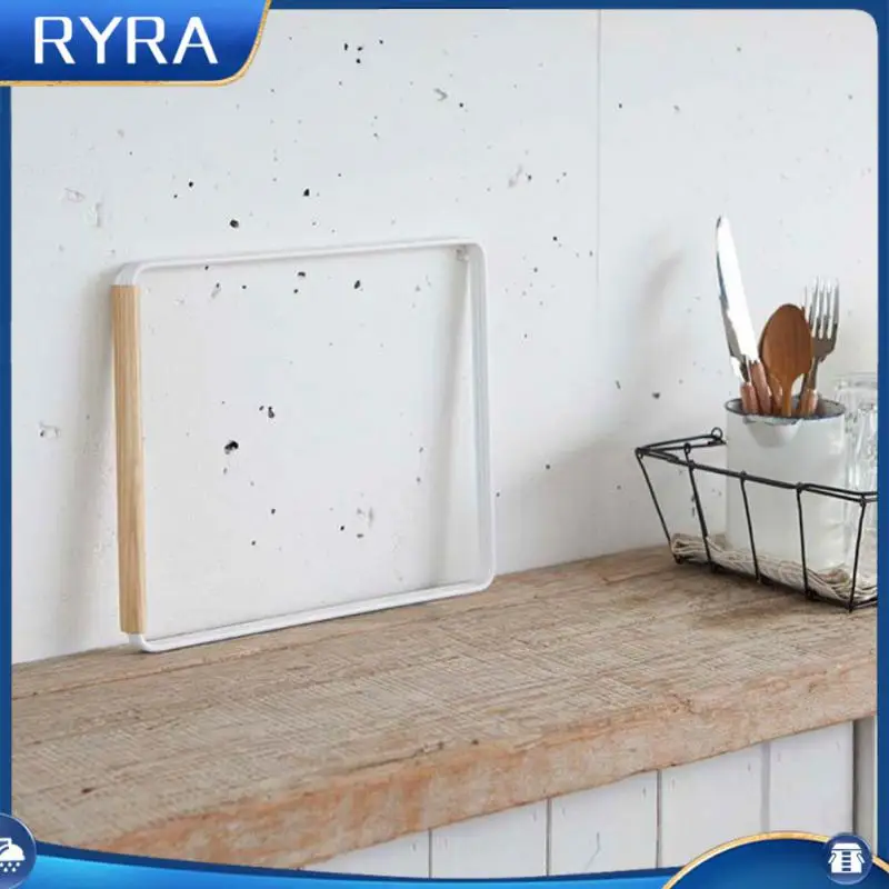 

White Wood Towel Rack Bathroom Towel Holder Stand Kitchen Cabinet Door Hanging Organizer Shelf Wall Mounted Towels Bar