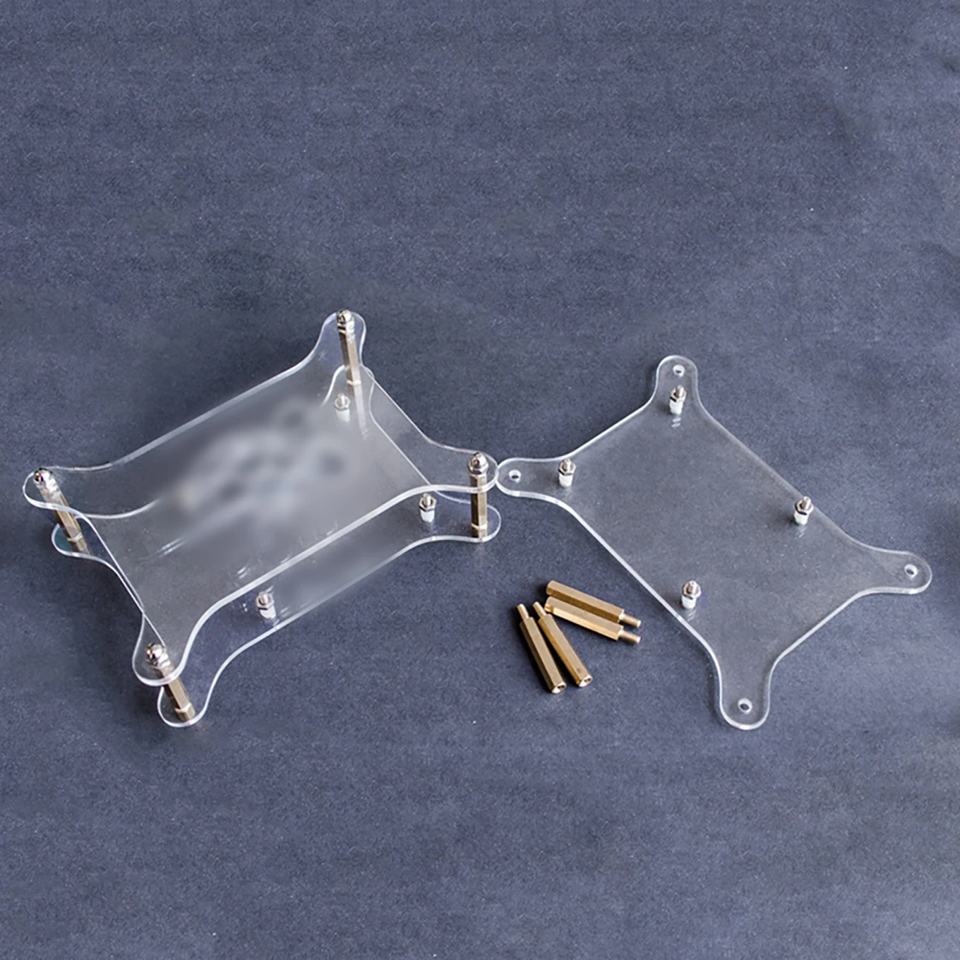 Однослойный прозрачный акриловый чехол для Raspberry Pi 3 корпус с логотипом 2 Модель B