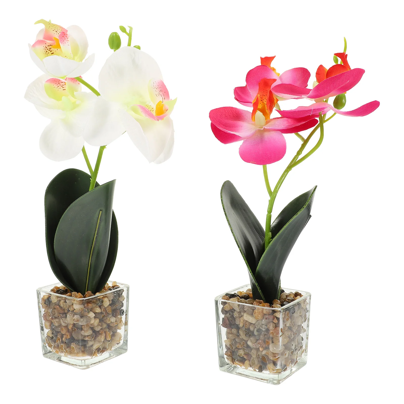 

Artificial Flowers Orchid Phalaenopsis Potted Faux Flower Fakebonsai Arrangements Silkorchids Vase Table Pot Floralcenterpieces