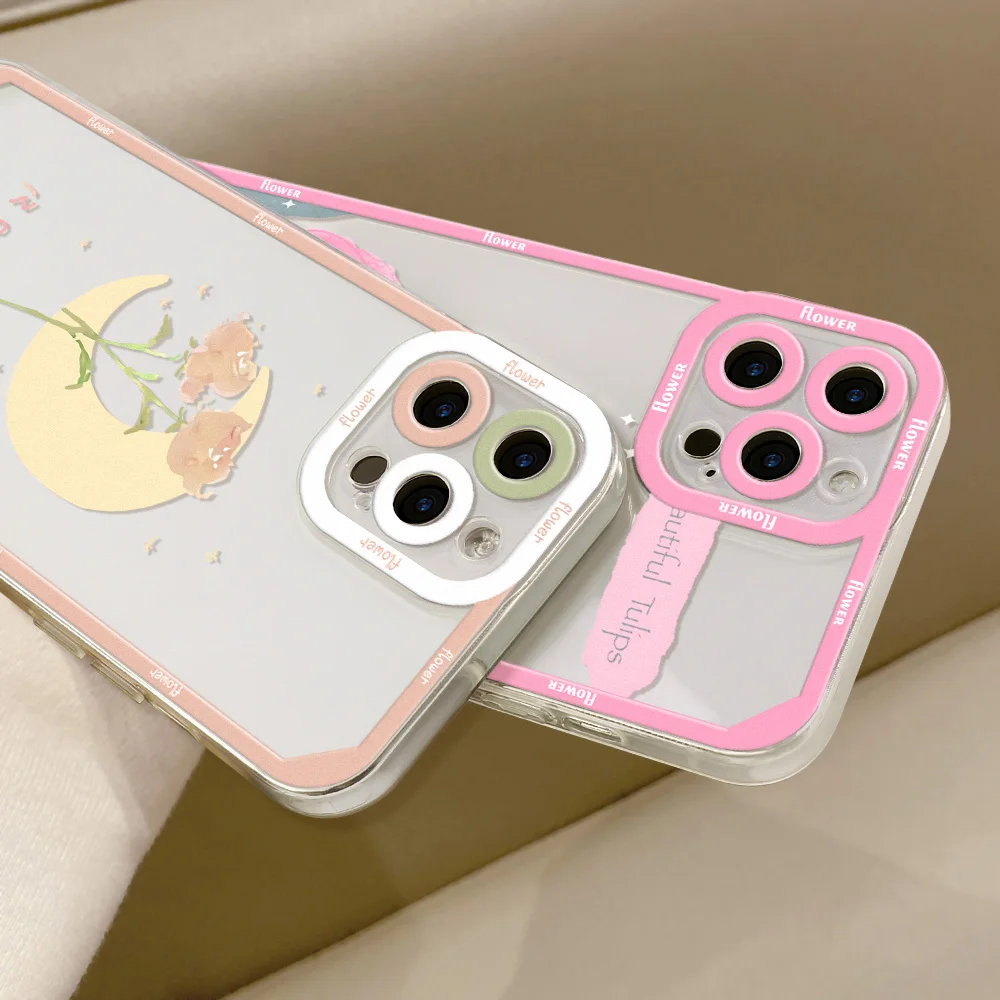 TulipCase For Xiaomi Rdmi Note 11 Pro Case Mi 11 Lite 5G Funda Xiaomi 11T Redmi Note 10 9 8 Pro 9T 9 9C Poco X3 Pro Cover Soft