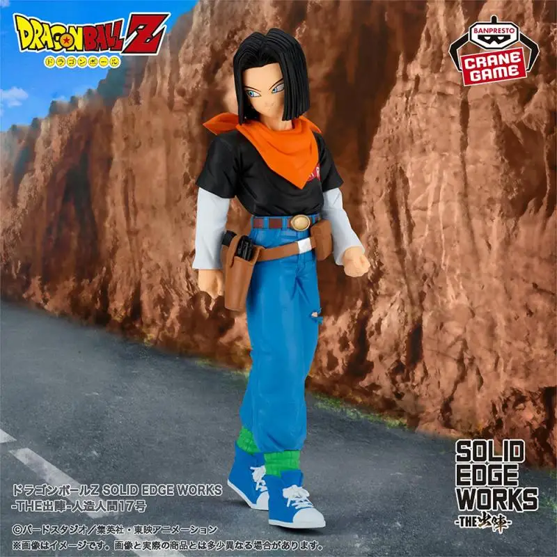 17 см натуральная Bandai Banpresto Dragon Ball Take the Stage Android аниме фигурка модель игрушки