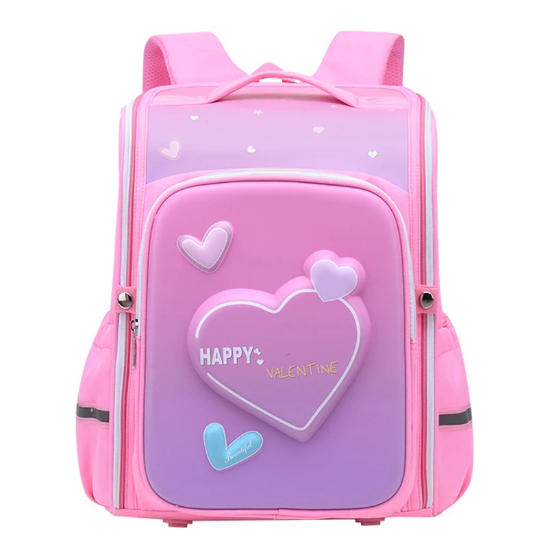 New 3D Cute Orthopedic School Bags For Girls Boys Cartoon Dinosaur Backpacks Kids High Capacity Waterproof 1-6 Grade School bag