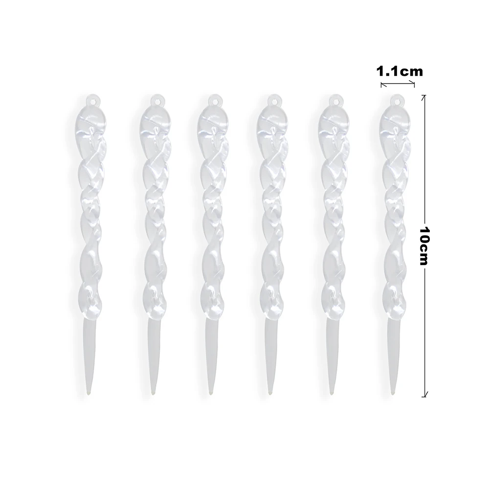 

Искусственные сосульки для елки прозрачные