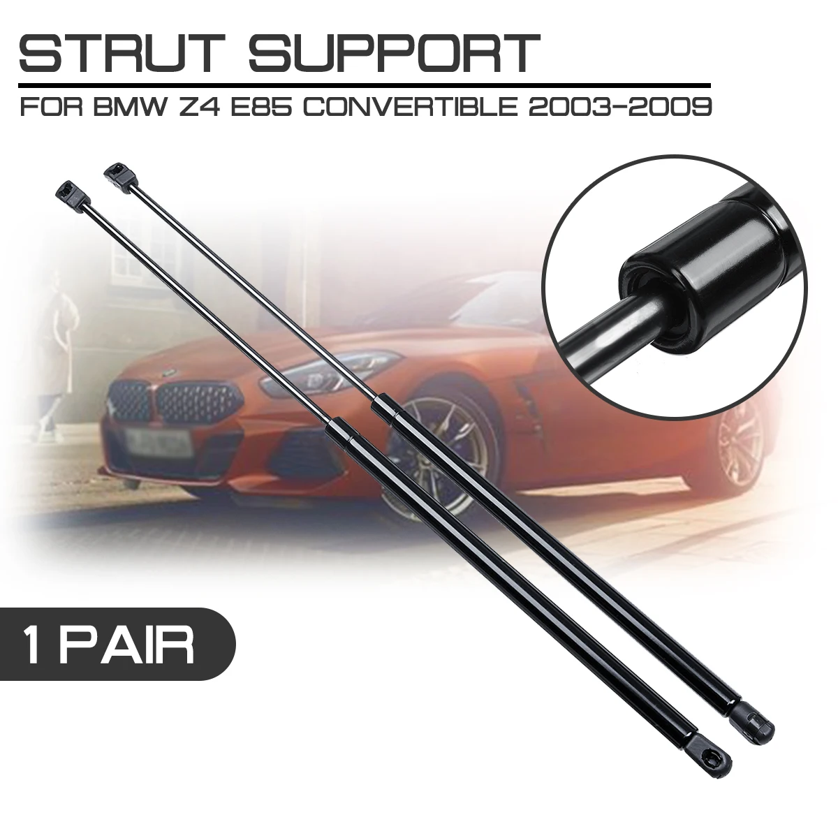 

Strut Spring Bars Car Interior Rear Trunk Support Hydraulic Rod Shock Bracket for BMW Z4 E85 Convertible 2003-2009