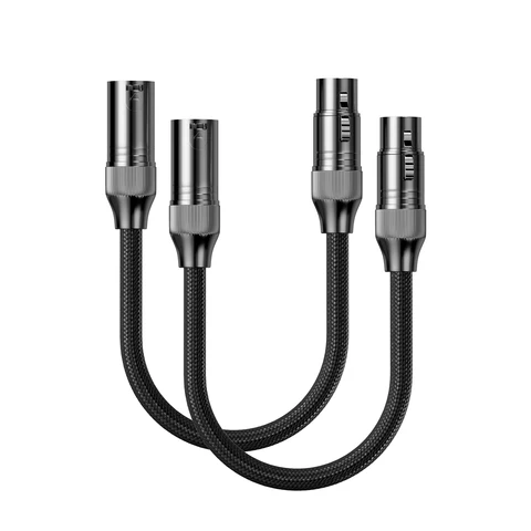 Fosi Audio XLR кабель «папа-мама» 2-пак.