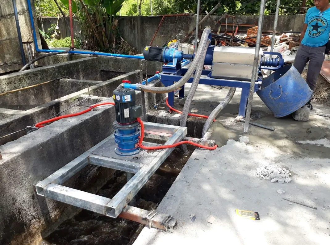 Дегидратор свиного навоза/птицеводческий навоз разделение твердых жидкостей