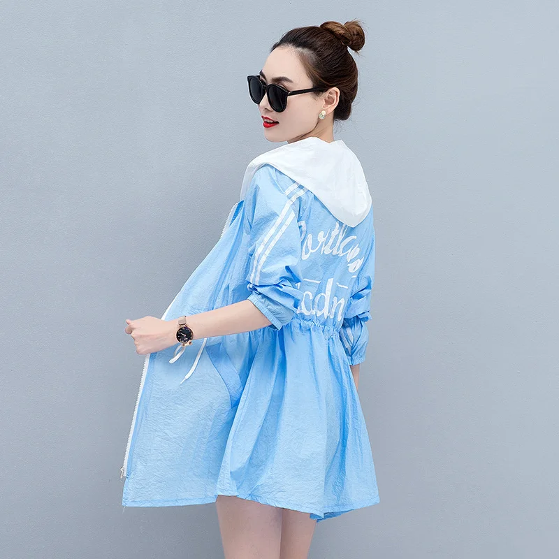 

Sun-Proof Clothing Women's UV Summer New 2022 Anti-Ultraviolet All-Match beach Hooded Sun Protection Clothing Female Coat Jacket