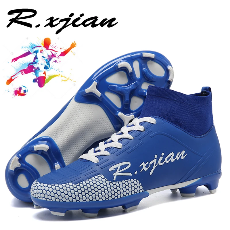 

R.xjian 2023 мужские и детские футбольные туфли 36-46 профессиональные тренировочные футбольные бутсы мужские сникерсы Детские газонные фуксалы