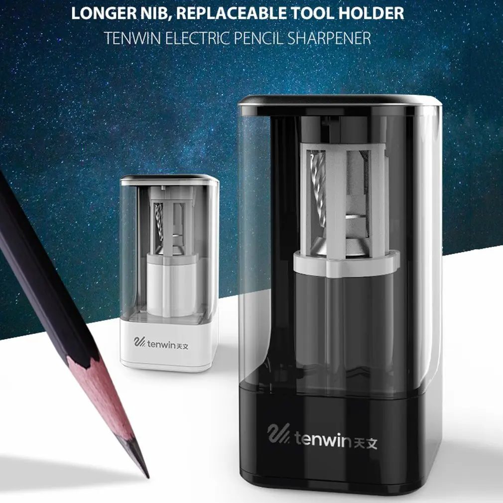 

Автоматическая электрическая точилка для карандашей, креативные канцелярские принадлежности, быстрая затачивание для детей, образователь...