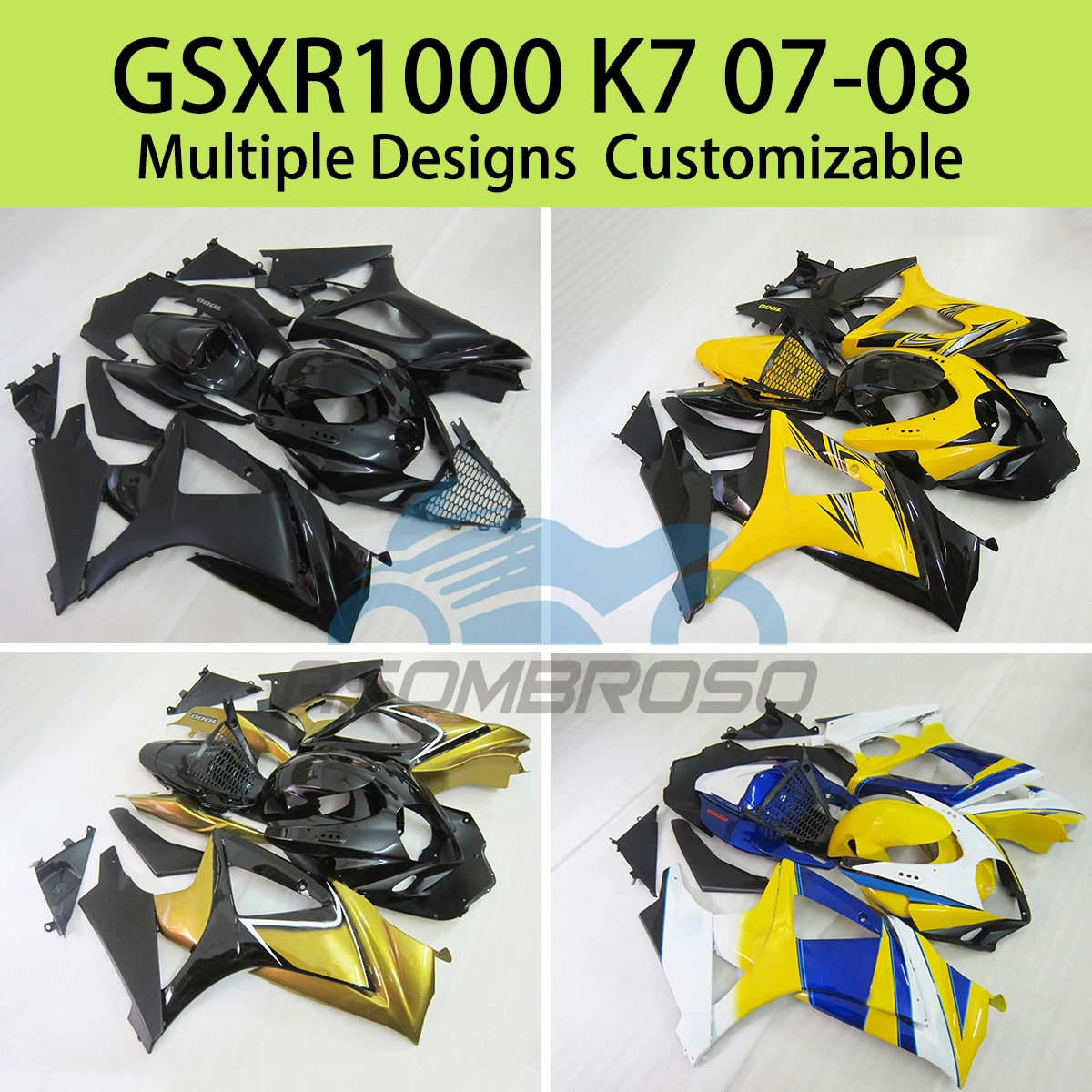 Костюм GSXR 1000 07 08 Гоночный комплект обтекателей для SUZUKI GSXR1000 2007 2008 Обтекатели