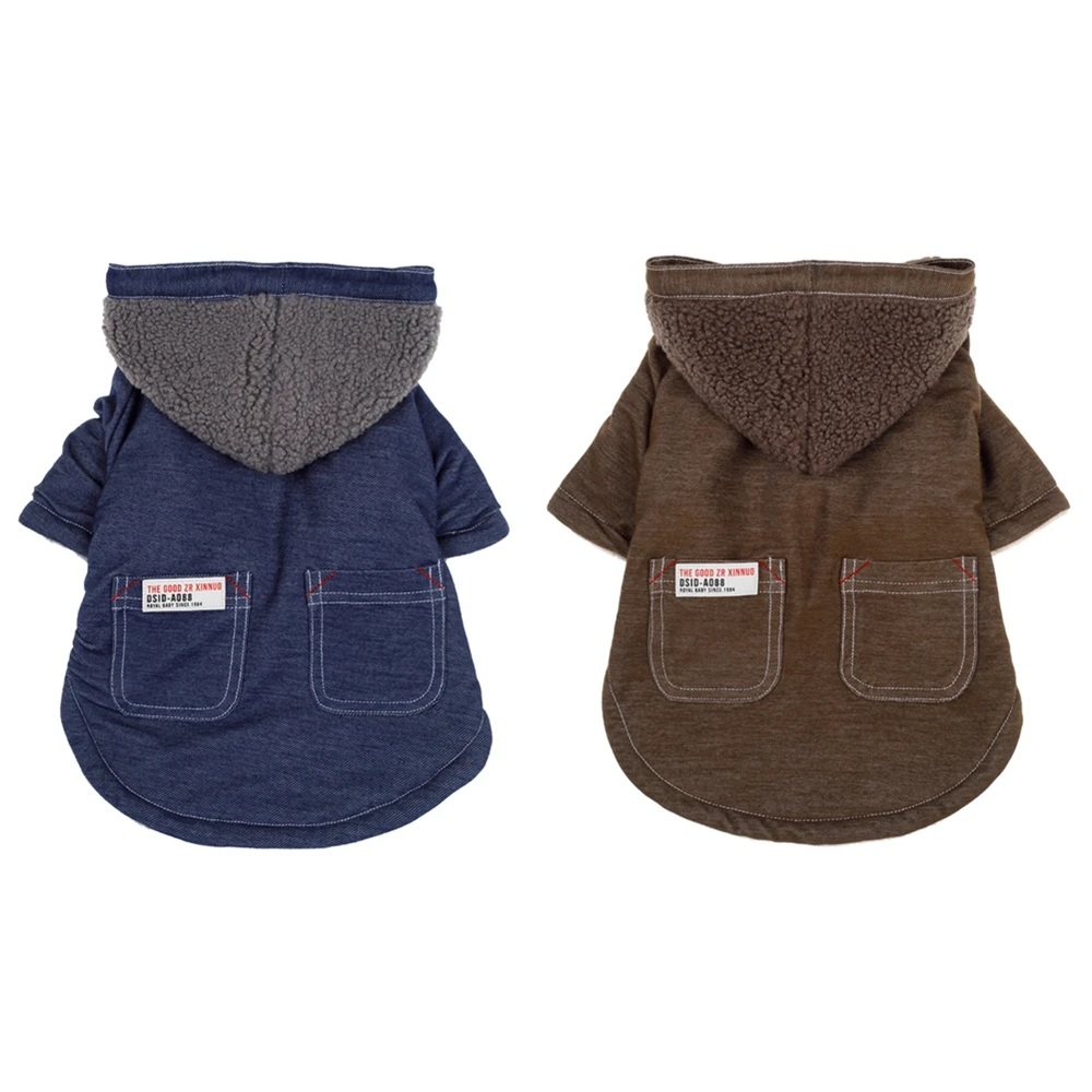 

Зимнее пальто для собак, одежда для маленьких собак, одежда для щенков, теплая куртка с капюшоном для домашних животных, для Shih Tzu, пудель, чих...