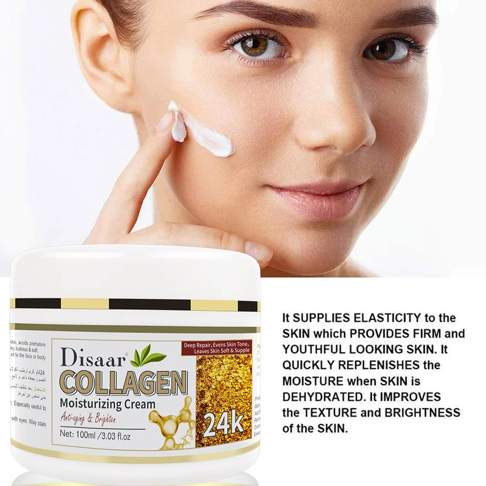 

Disaar Facial Cream Collagen Facial Hydration Nourishing Brightening Moisturizing Cream Collagen Cream 100g