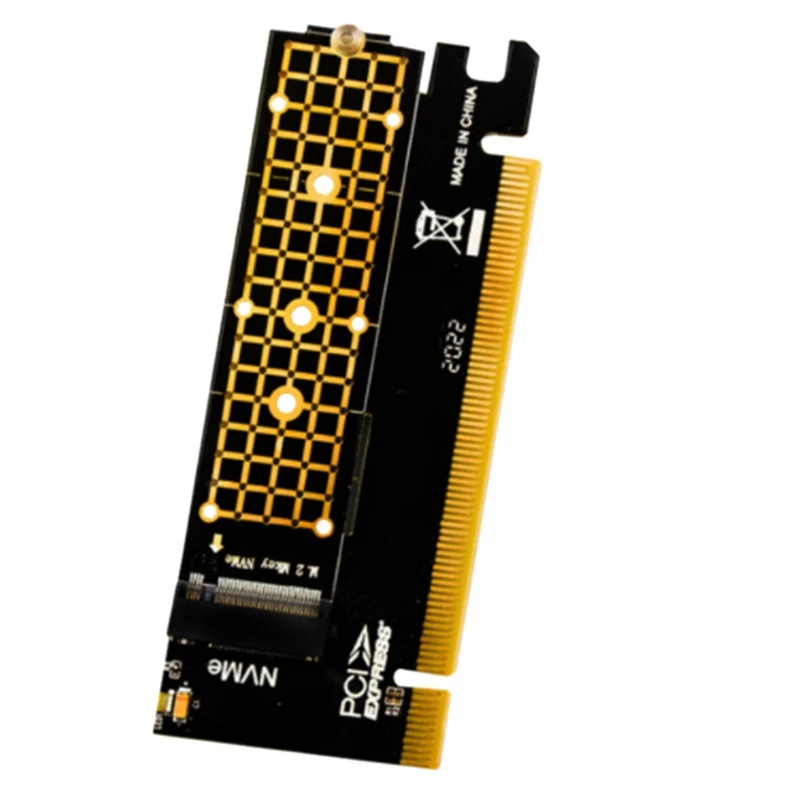 

M.2 NVME Expansion Card PCIE3.0 Porous Heat Dissipation Riser Card M-Key 2230/2242/2260/2280 Pci-E X16 Slot