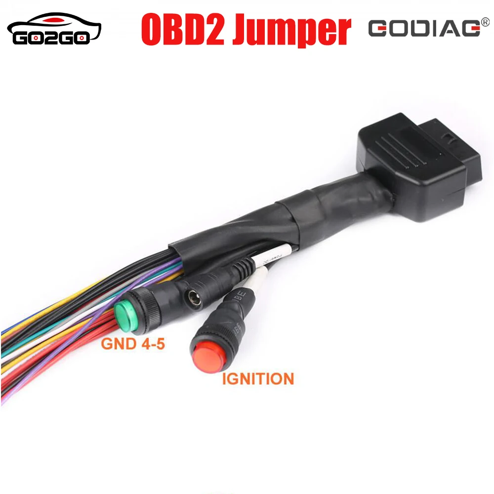 Перемычка GODIAG с полным протоколом OBD2 используемая для подключения ECU