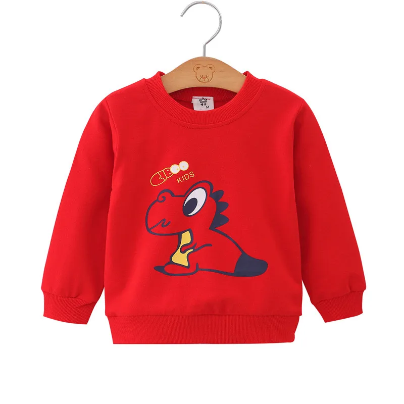 

Unini-yun Autumn and Winter Clothing New Children's Long Sleeve Fashion Cotton Round Collar Sweatshirt Cartoon Boys Girls