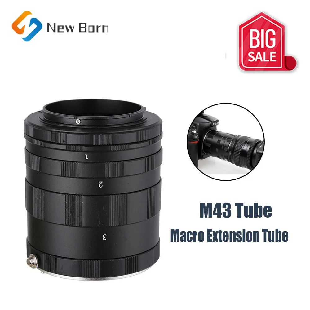 

5 in 1 Macro Extension Tube Adapter Ring For M4/3 M43 MFT Olympus E-M1X E-M1 E-M10 III E-M5 II E-PL9 Pen E-P1 E-P2 E-PM1 E-PM2