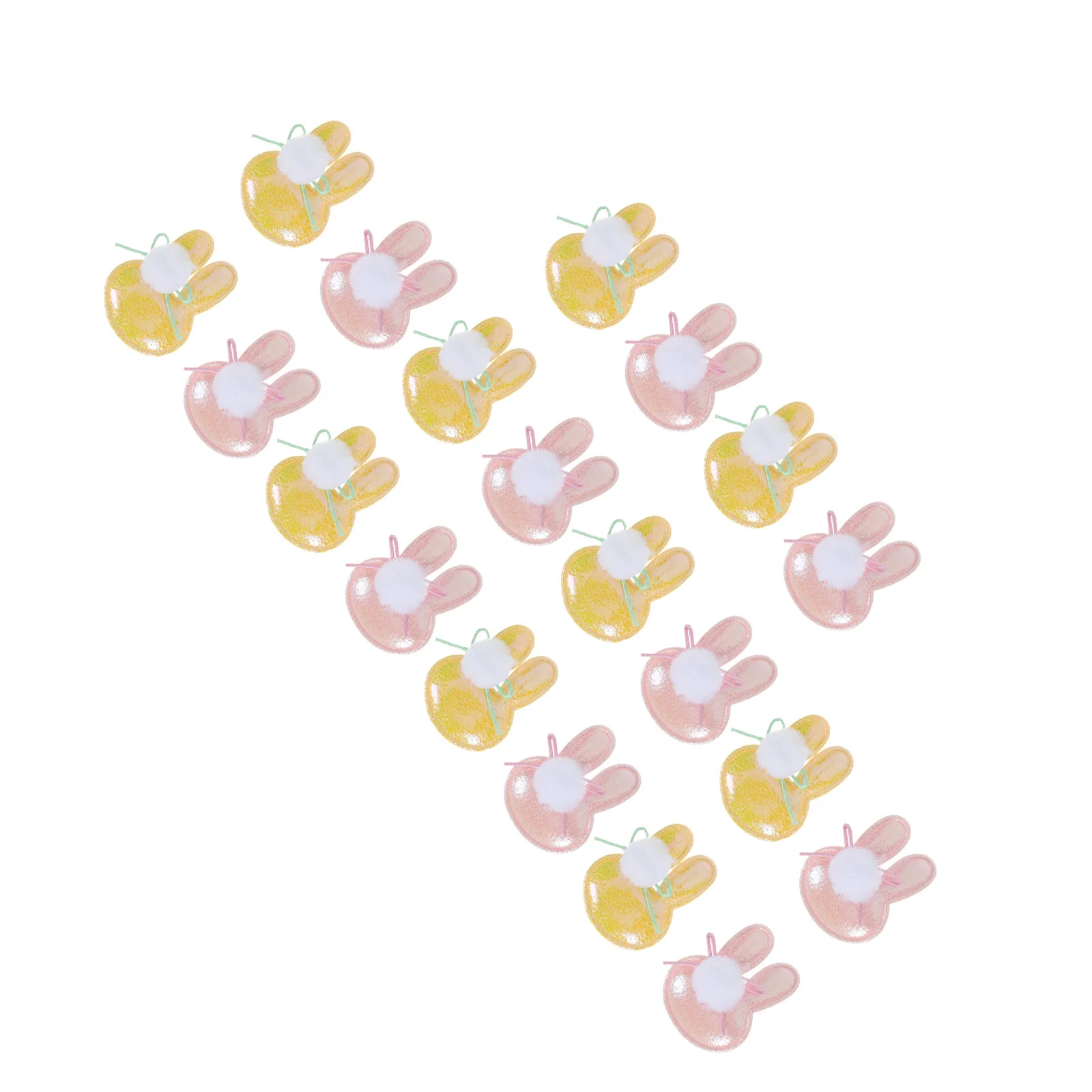 

20pcs Diy Hairpin Accessories Diy Bunny Head Shape Design Decor For Diy