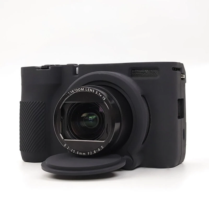 Фото Силиконовый защитный чехол-накладка для камеры Canon PowerShot V1, мягкий резиновый чехол-сумка для камеры №3
