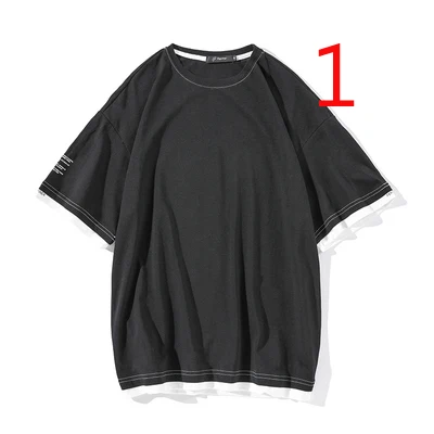 

Short-sleeved cotton t-shirt Summer men's slim cotton shirt collar men's tide brand shirt dx