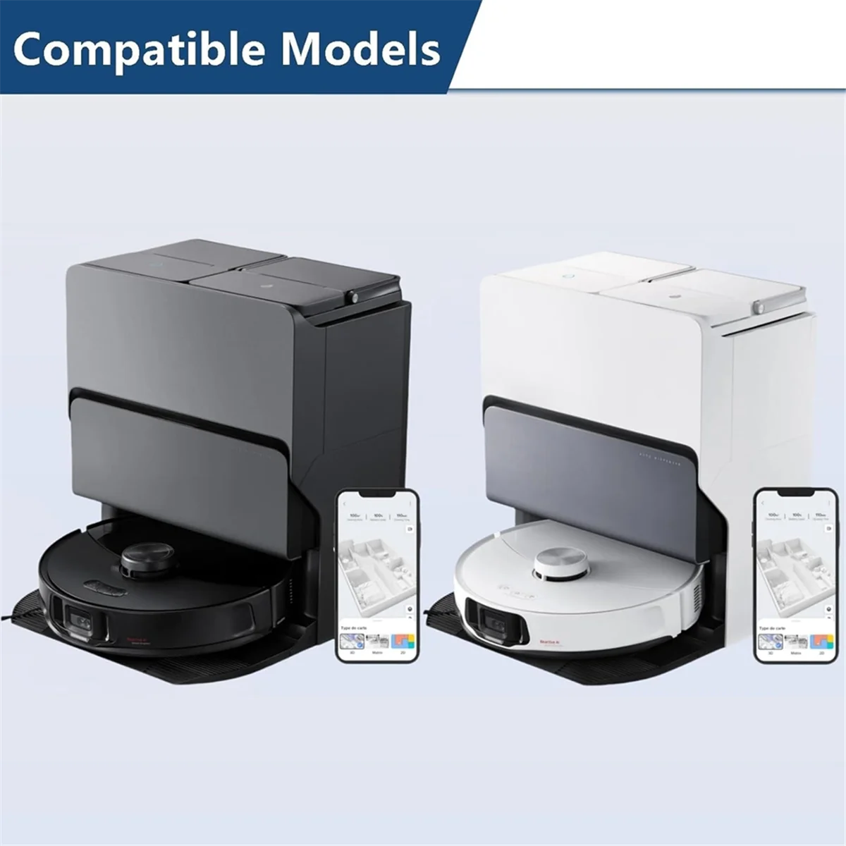 Комплект аксессуаров совместимый с роботом-пылесосом Roborock S8 MaxV Ultra основная