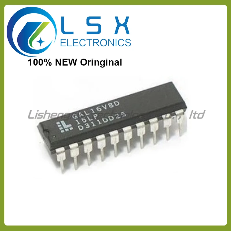 Новинка и оригинал Φ DIP-20 Программируемый логический чип GAL16V8D IC chip