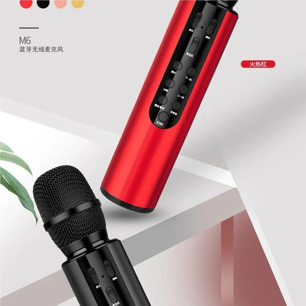 

Mini Microphone Sing Speaker Compact Size Long-lasting Sweet Gift Multifunctional Stable Connection Performance Wireless Mic
