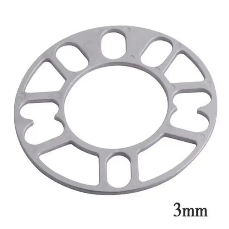 

1 шт., проставки для автомобильных колес 3/5/6/8/10 мм, алюминиевый сплав, адаптер для автомобильных колес, прокладки, пластина, автомобильные аксессуары