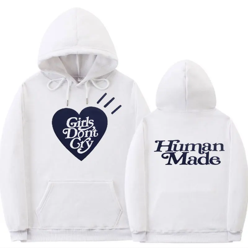 

Толстовка с капюшоном «Don't Cry» для мужчин и женщин, уличная одежда в форме сердца, уличная одежда с принтом, флисовая толстовка, пуловер