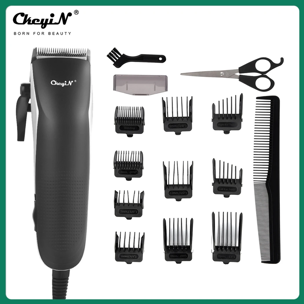 

Professional hair clipper trimmer Electric corded hair cutter Low Noise Barber Men beard hair cutting machine Barber shop 45