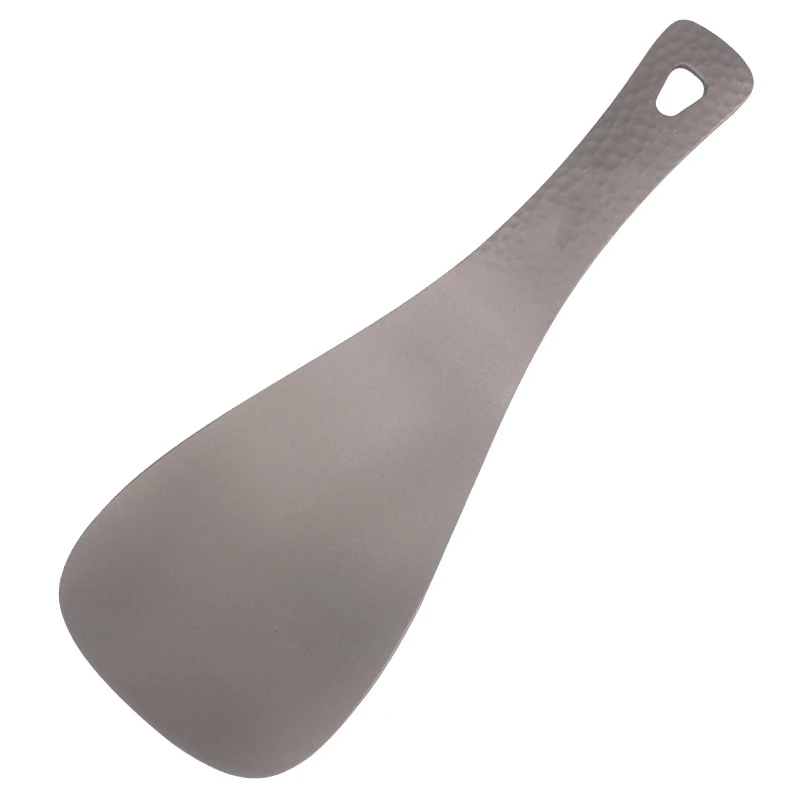 

Pure Titanium Rice Spoon Does Not Stick to Rice Durable Thickened Anti Scalding Spoon Portable Kitchen Pure Titanium Tableware