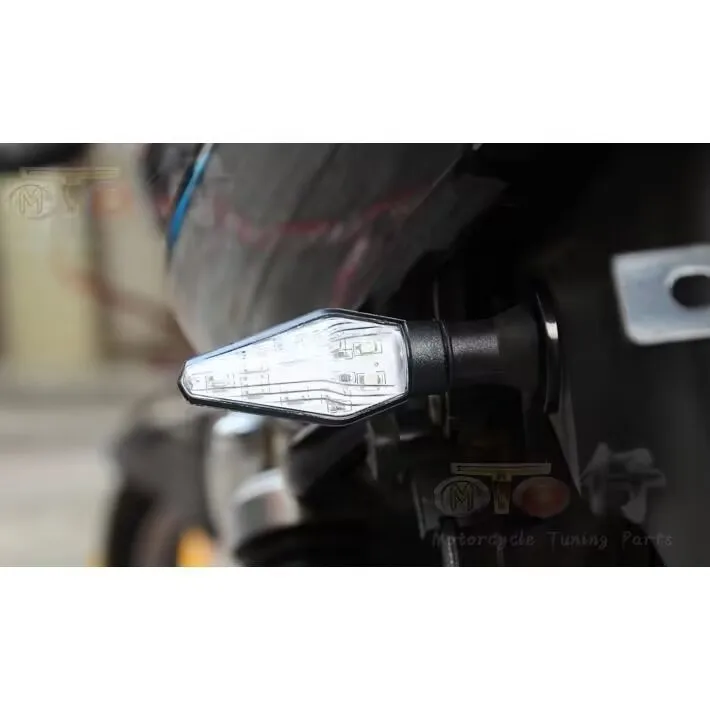 

Motorcycle Accessories led Turn Signal Light Indicator Amber Lamp Flasher 2