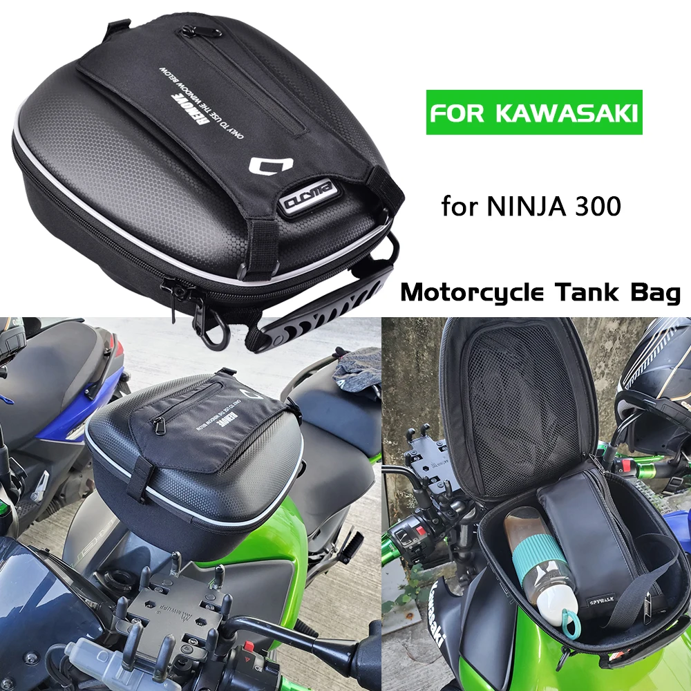 

Luggage Tank Bag Flange For KAWASAKI NINJA300 ninja300 NINJA 300 2013 - 2018 Motorcycle Navigation Racing Bags Tanklock