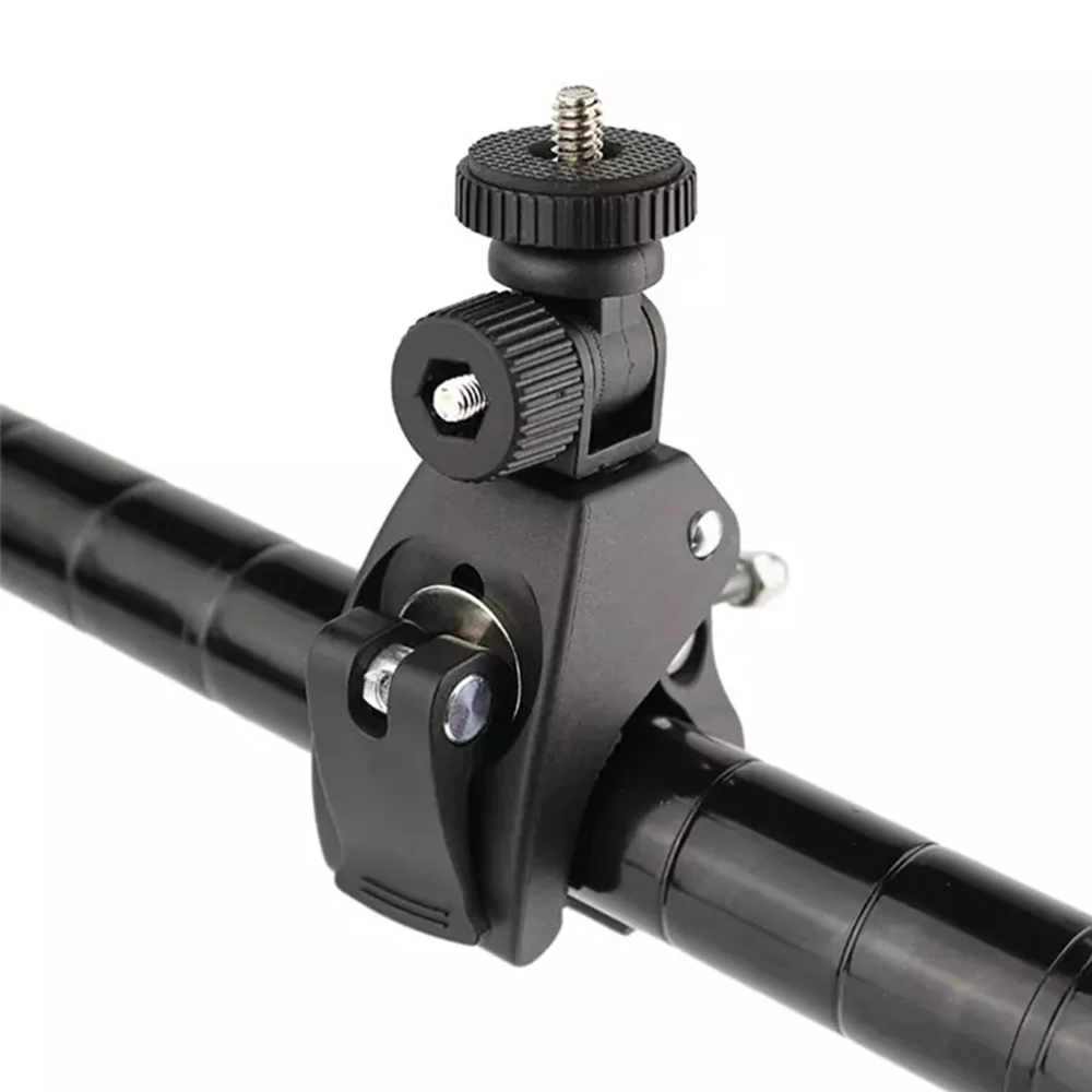 

Photography Super Clamp Quick Release Pipe Clip w/ 1/4" Tripod Head for Light Stand IPhone13 Monitor Music Microphone Holderssa