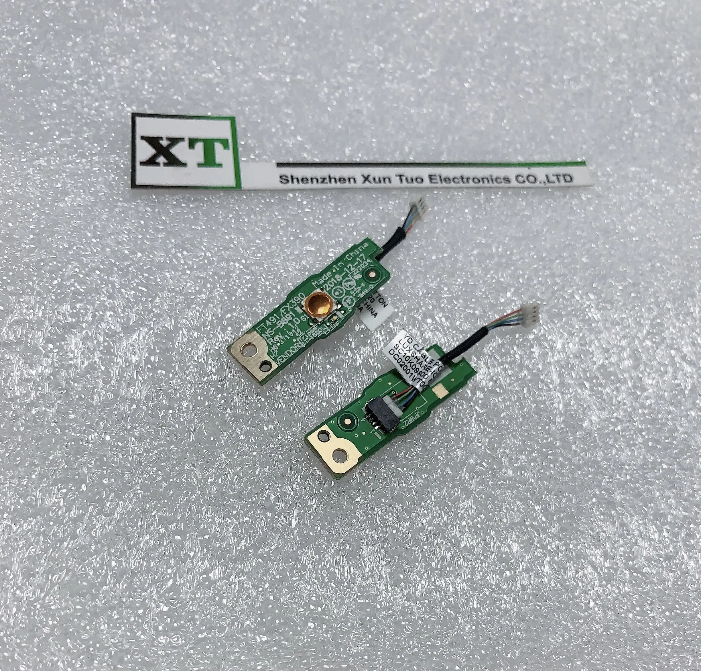 

Кнопка питания для ноутбука Lenovo Thinkpad X390 X395 T490S T495S ET491, плата с кабелем, переключатель, аксессуары для ремонта, фотоаксессуары 01YN272