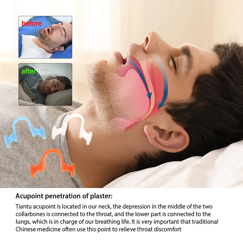 2/10 шт. силиконовый зажим для носа против храпа спортивный легкое дыхание