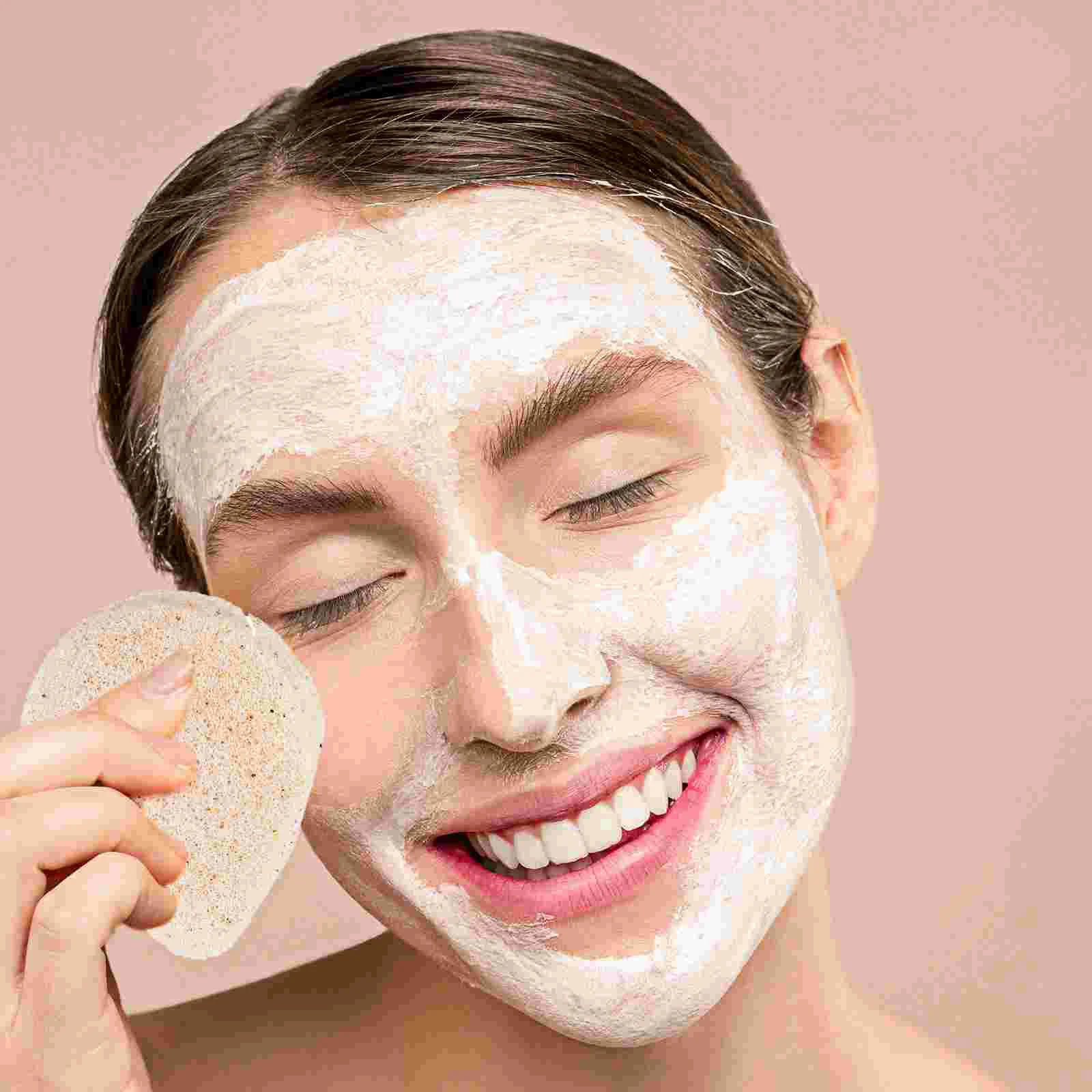 

Sponge Facial Face Exfoliating Konjac Puff Body Sponges Bath Cleaning Pad Wash Scrubber Beauty Natural Cleansing Konjak Skincare