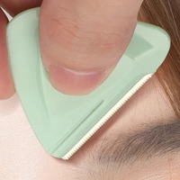 2pcs set eyebrow trimmer women eye brow shaper thread facial hair remover epilator makeup beauty tools eyebrow razor