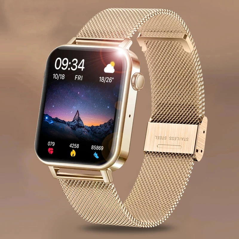 

FOXBOX 2022 Bluetooth Call Smartwatch Ladies Watch For Women Fashion Smart Watch Remote Control Taking Pictures Clock Smartband