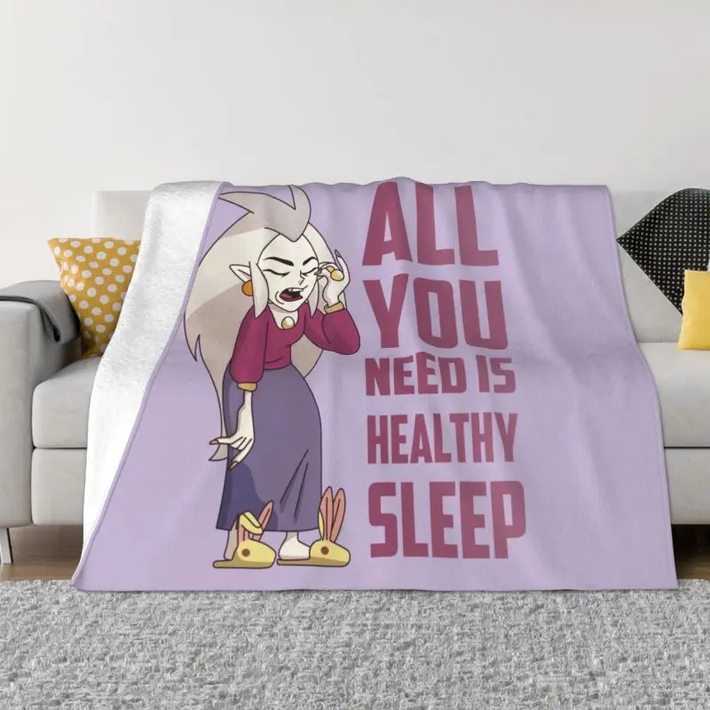 

The Owl House Edalyn Clawthorne TV Show Blanket Warm Fleece Soft Flannel Throw Blankets for Bedding Couch Home Autumn
