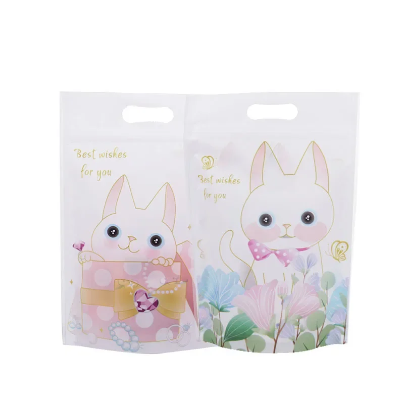 Самозапечатывающиеся пакеты с вырезом для печенья рисунком снежинки